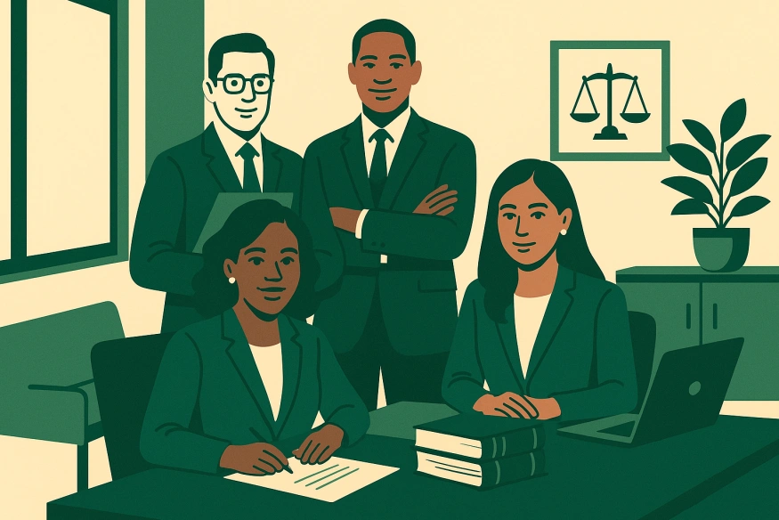 Group of attorneys and retired judges