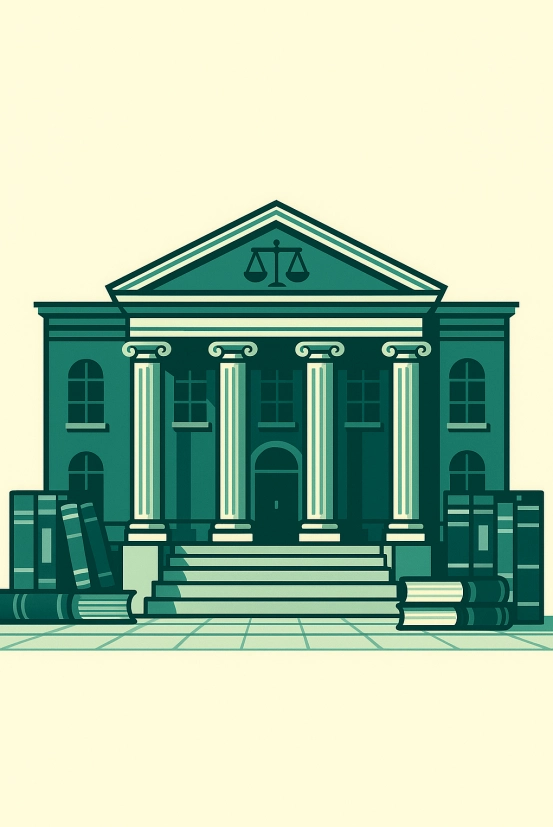 Legal Companions Law Group courthouse illustration